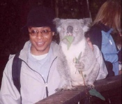 Student with Koala