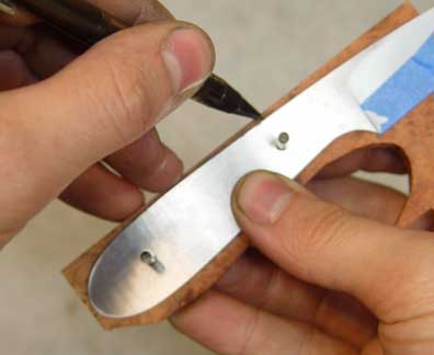 How To Mount Handle Scales On A Knife, Knife Making